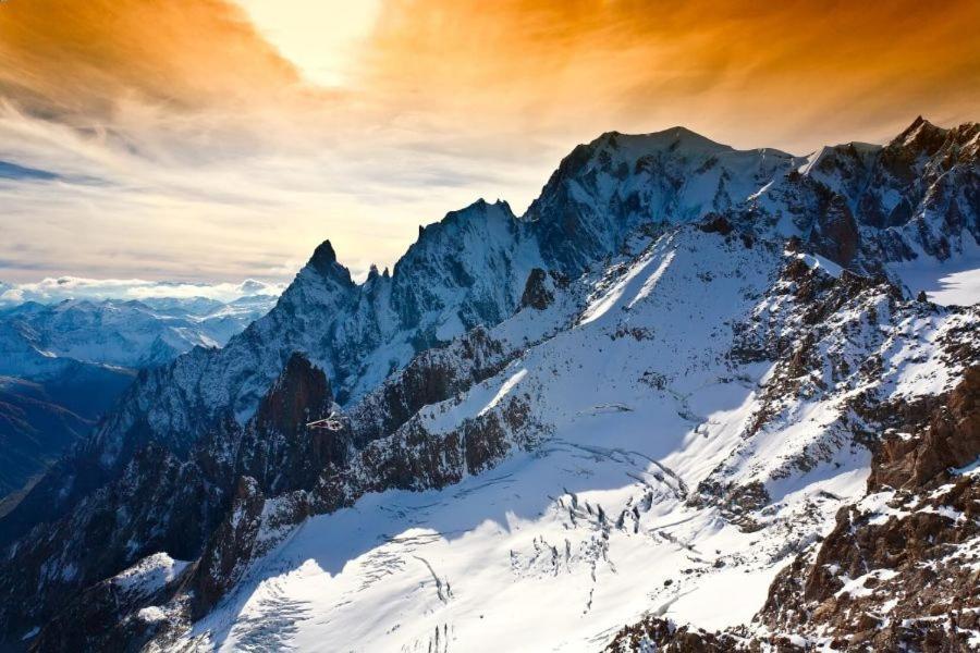 La Maison Des Guides - Trilocale A 500 Mt Dalle Piste Di Dolonne Courmayeur Exterior foto